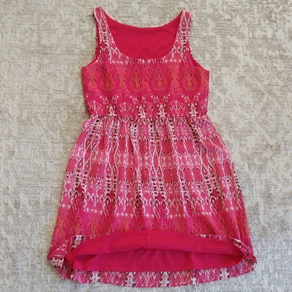 Dressbarn Lined Low Back Dress 12 Petite Coral Tangerine Pink Orange - Picture 6 of 16